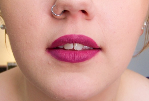 purple lips